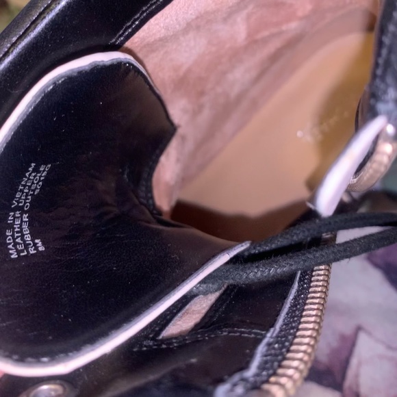 White leather Michael Kors combat boots - Picture 7 of 8